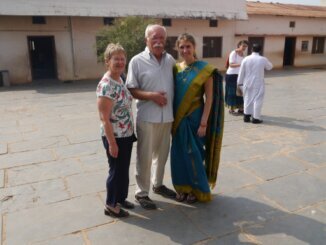 Günter und Angelika in Indien