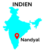 Landkarte Indien Kurnool